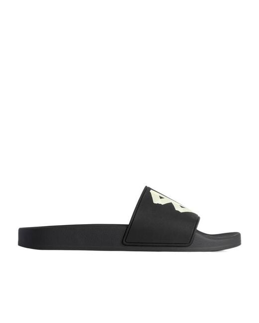 Balenciaga Black Bb Logo Pool Slide Sandals for men
