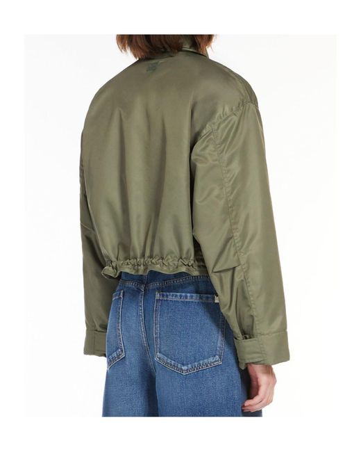 Weekend by Maxmara Green Double-Sided Waterproof Twill Cotton Suit