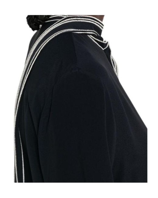 Fabiana Filippi Blue Long-Sleeved Shirt