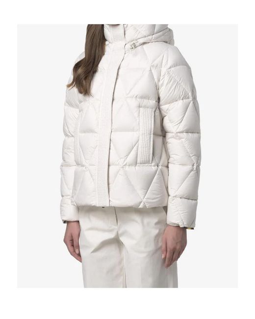 K-Way Gray Lil Soft Touch Marmotta Short Jacket