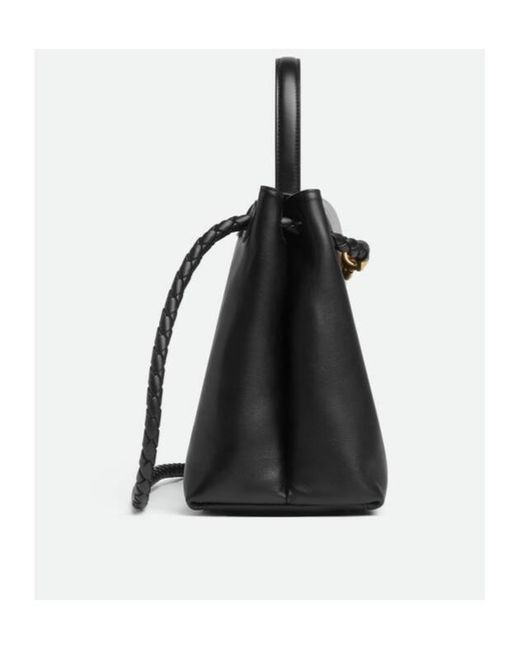 Bottega Veneta Black Ciao Ciao Knot Detailed Tote Bag