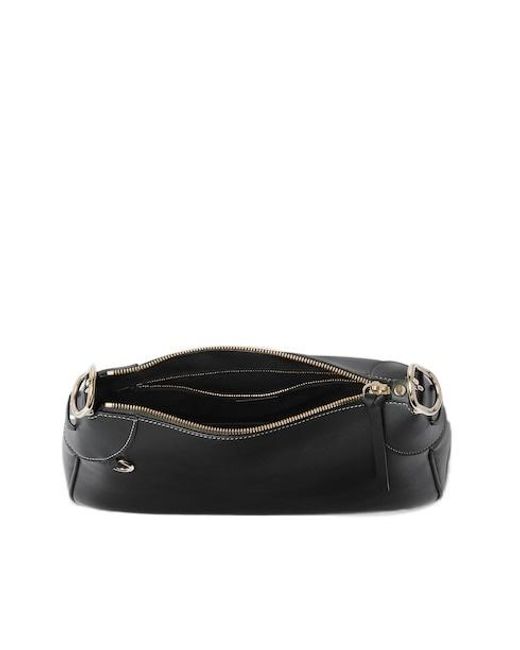 Gucci Black Gg Emblem Medium Shoulder Bag