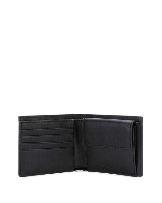 Michael Kors Black Greyson Logo Lettering Bi-Fold Wallet for men