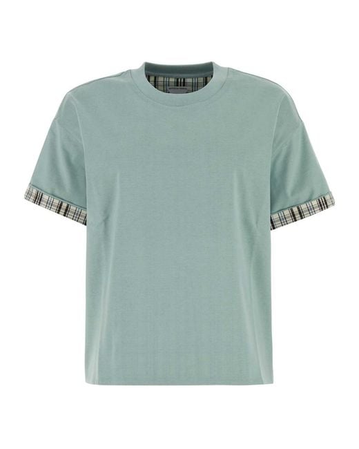 Bottega Veneta Blue Short-Sleeved Crewneck T-Shirt