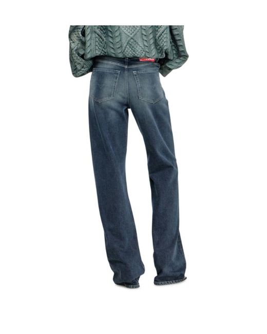 DIESEL Blue 1971 D-Sent Straight-Leg Jeans