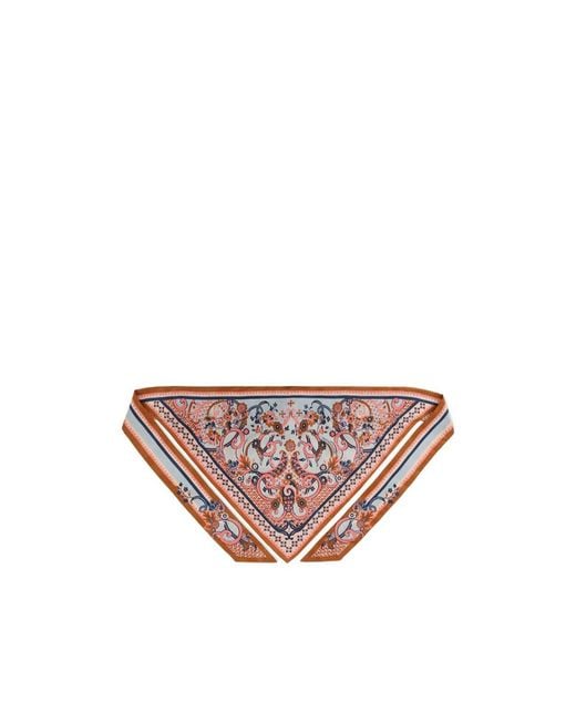 Zimmermann Pink Printed Headscarf