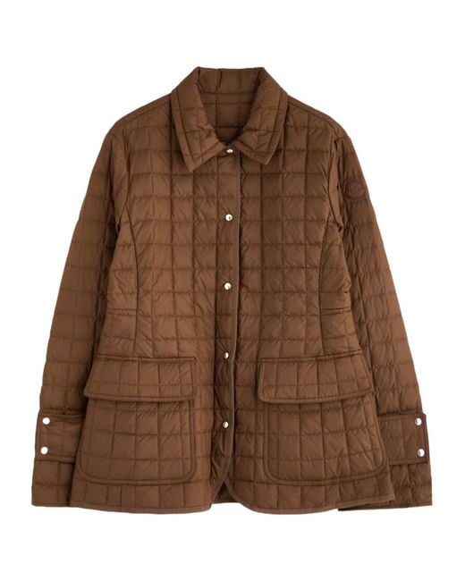 Moncler Brown Epinal Quilted Shell Jacket