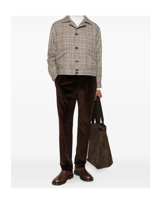 Tagliatore Black Belt Loop Casual Trousers for men