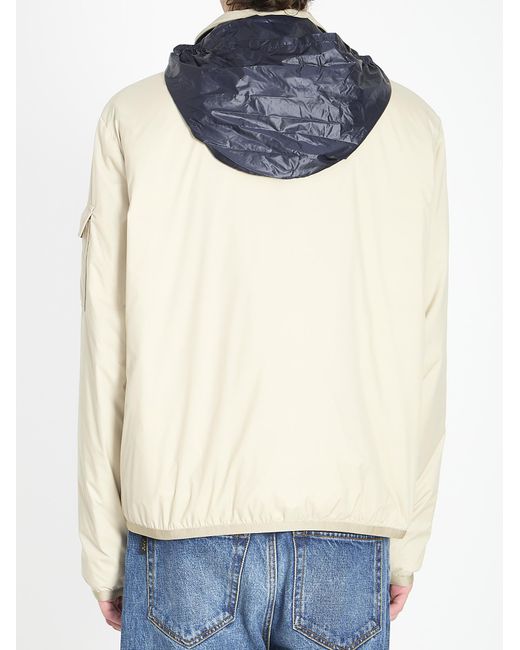 Moncler White Short Padded Jacket Breezes for men