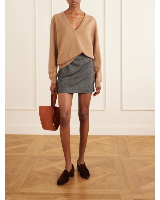 Blazé Milano Natural Highland Embroidered Wool And Cashmere-Blend Sweater
