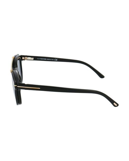 Tom Ford Blue Eyewear Square Frame Glasses