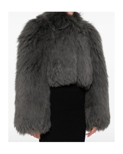 Alaïa Gray Long-Sleeved Jacket