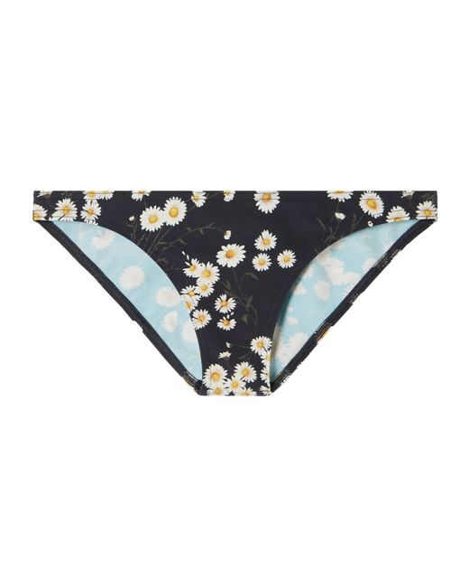 Eres Blue Seduction Floral Print Bikini Panties