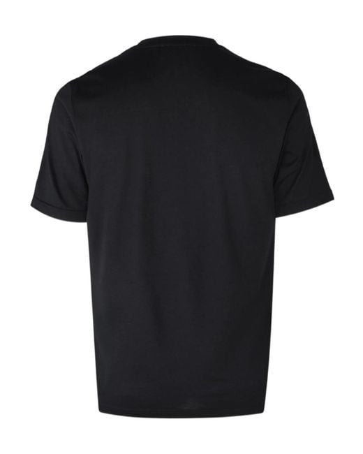 Lardini Black Crew Neck T-Shirt for men