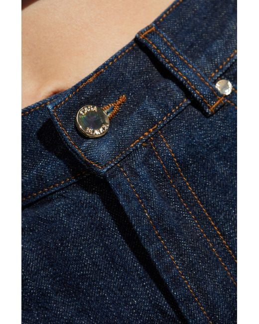 Casablanca Blue Straight-Leg Jeans
