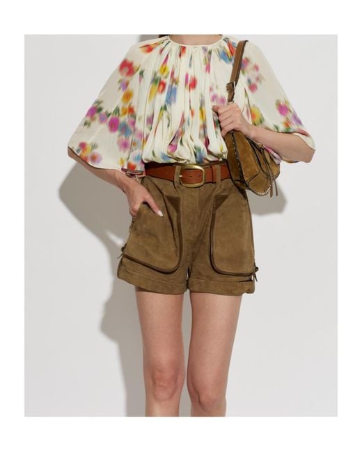 Isabel Marant White Patterned Top