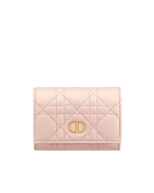 Dior Pink Caro Glycine Wallet