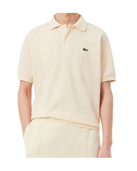 Lacoste White Classic Fit L.12.12 Original Polo Shirt for men