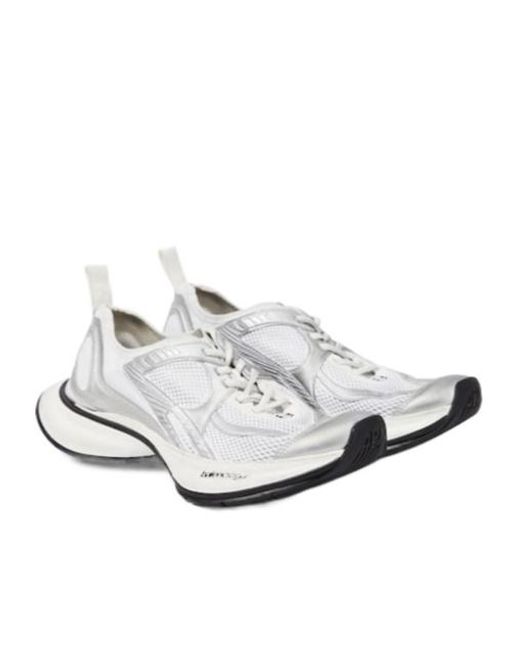 Balenciaga White Circuit Low-Top Sneakers