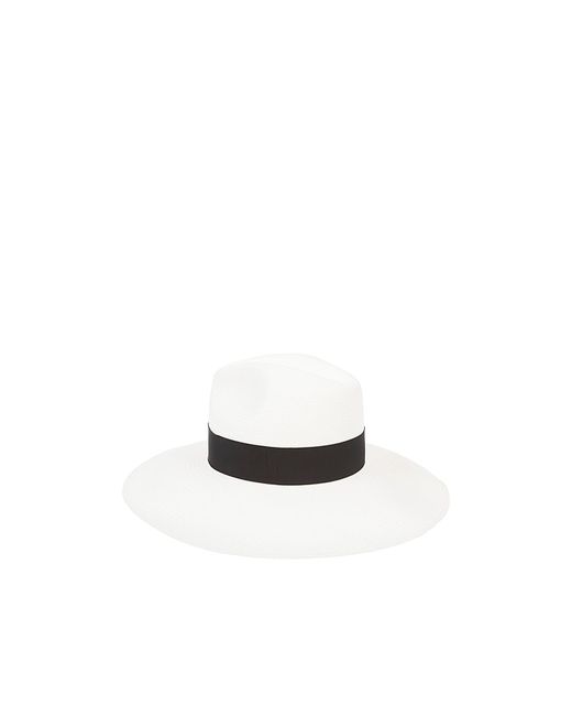 Borsalino White Sophie Panama Hat