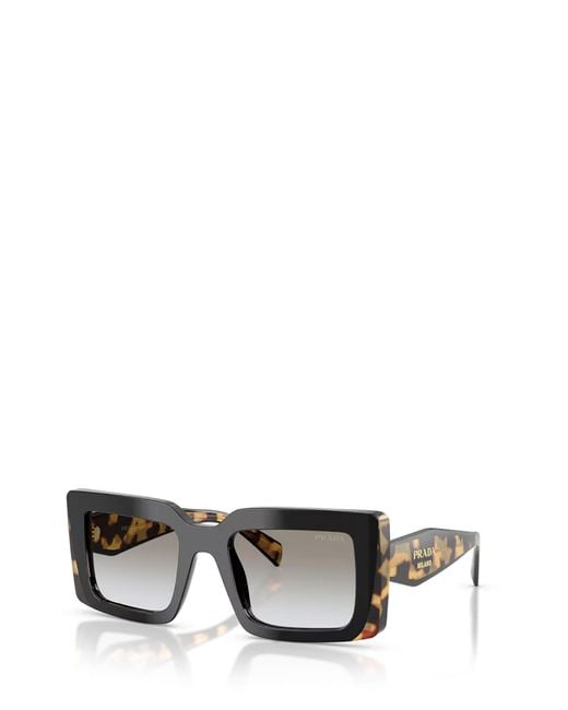 Prada White Eyewear Square Frame Sunglasses for men