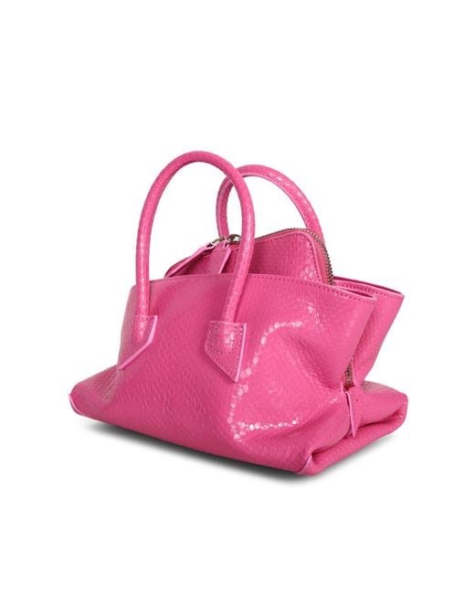 The Attico Pink Double-Handle Handbag