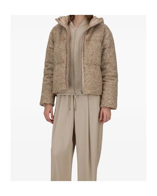 Herno Brown Long-Sleeved Down Jacket