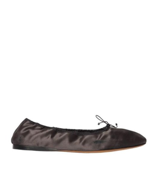 The Row Brown Round Head Ballet Flats
