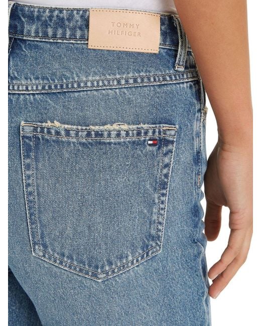 Tommy Hilfiger Blue Ripped Detailing Jeans