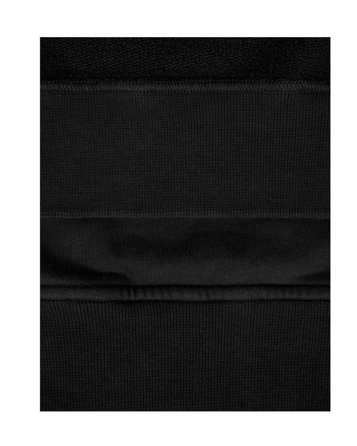 Stone Island Black Logo-Patch Pouch-Pocket Hoodie for men