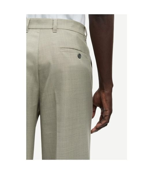Samsøe & Samsøe Gray Sabruce Trousers for men
