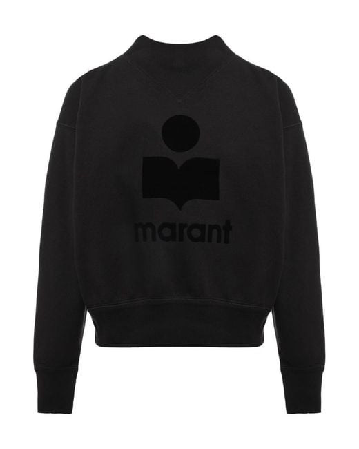 Isabel Marant Black Isabel Marant Étoile Moby Logo Sweatshirt