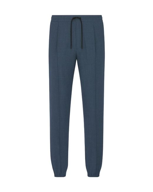 Dior Blue Tailored Track Pants for men