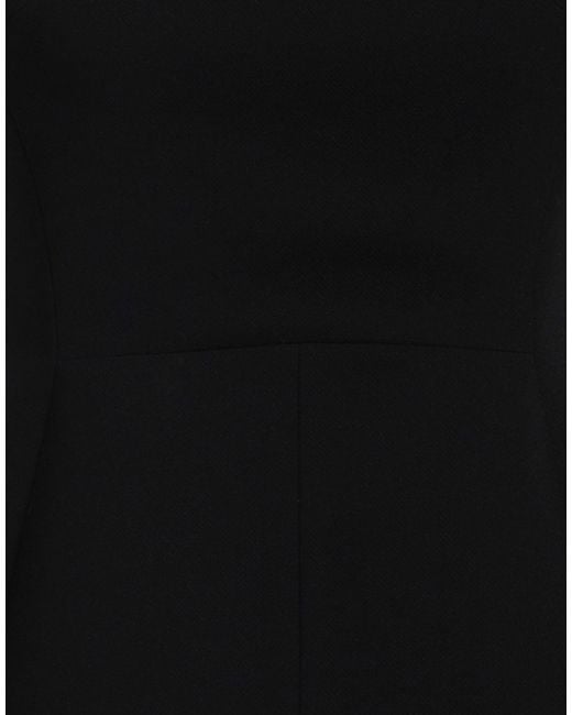 Tory Burch Black Solid-Color Sleeveless Lantern Dress