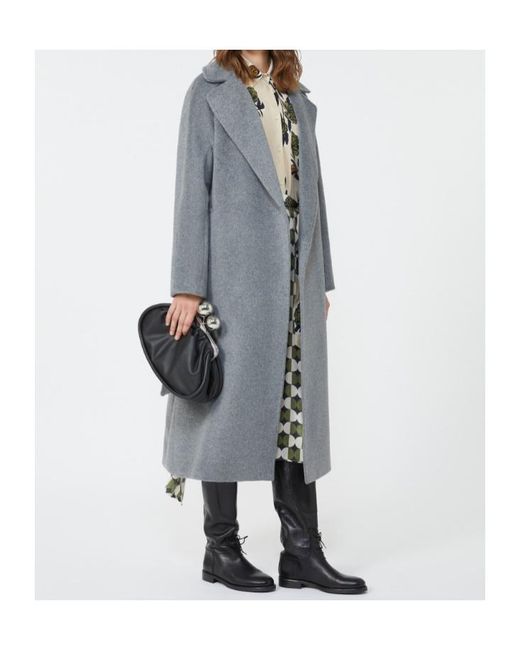 Weekend by Maxmara Gray Tempera Belted Coat