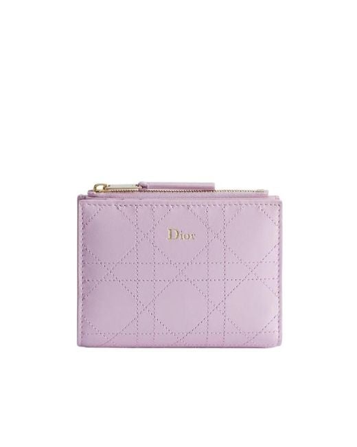 Dior Purple Trianon Dahlia Wallet