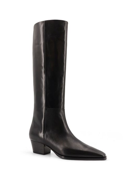 Aeyde Black Medea Pointed-Toe Boots