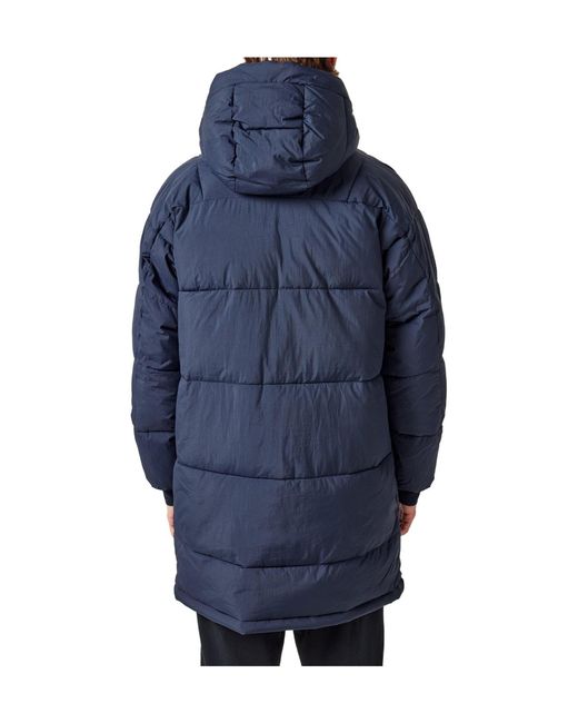 Paul Smith Blue Lightweight Midlength Down Jacket for men