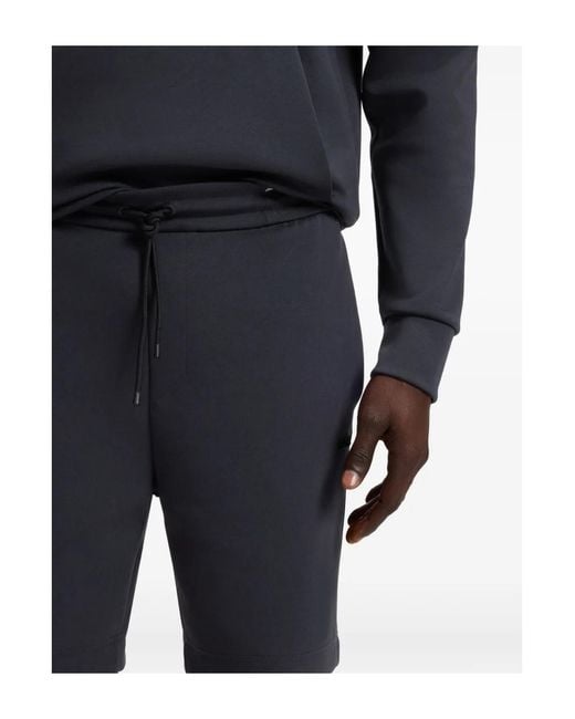 Boss Black Drawstring Track Shorts for men