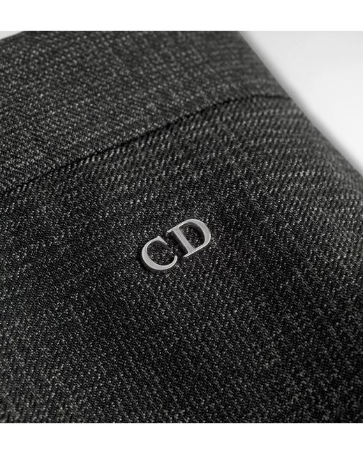 Dior Gray Fitted Pants