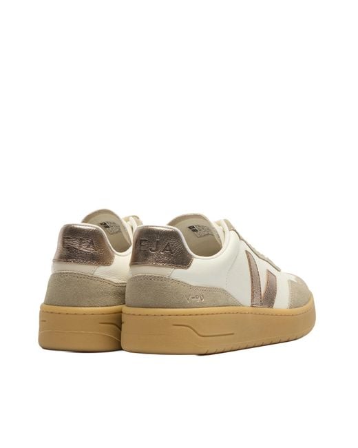Veja V-90 Leather Pure Bronze Natural