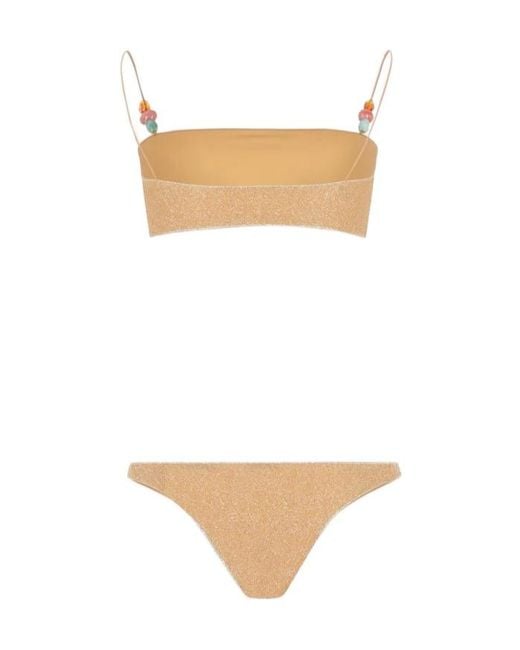 Oseree White Two-Piece Swimsuit