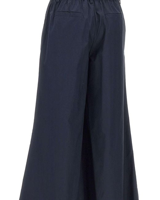 Kaos Blue Wide-Leg Palazzo Pants