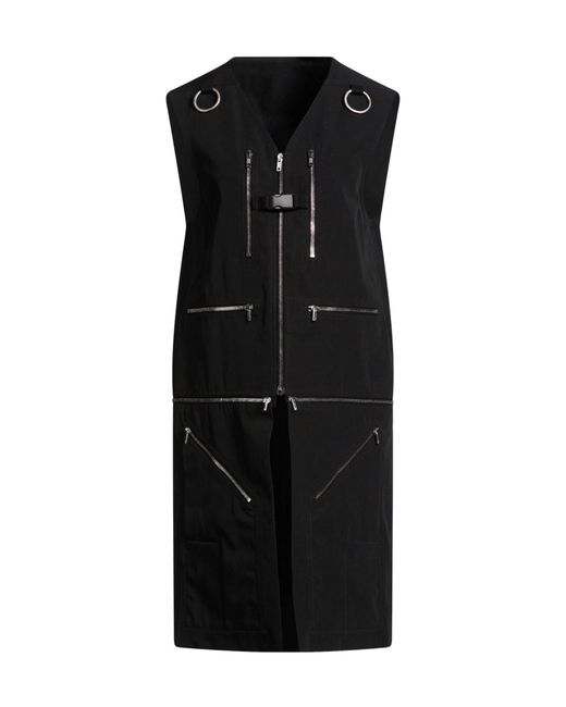 Rick Owens Black Full-Length Jacket