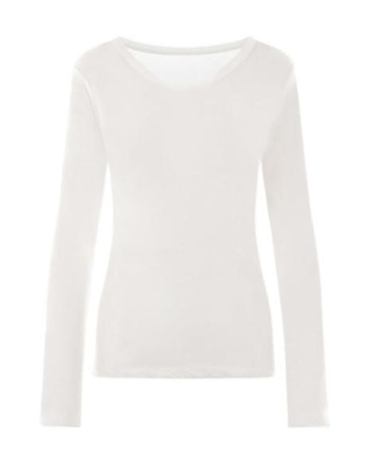 Yohji Yamamoto White Cut-Out Cotton Top
