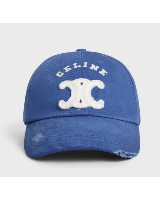 Céline Blue Triomphe Cap for men