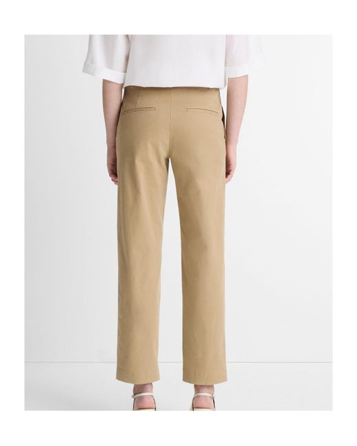 Vince White Mid-Rise Chino Pants