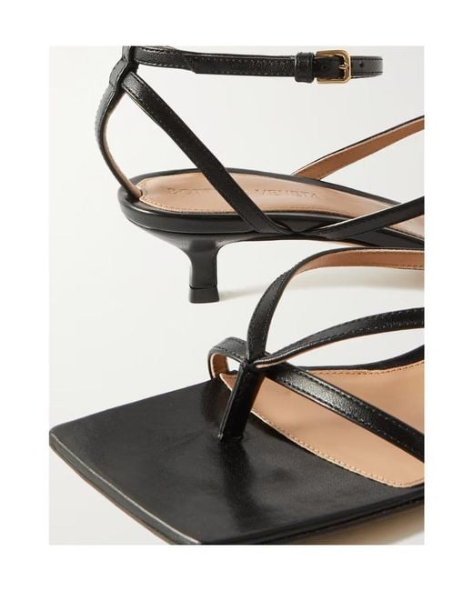Bottega Veneta Multicolor Square-Toe Heeled Sandals