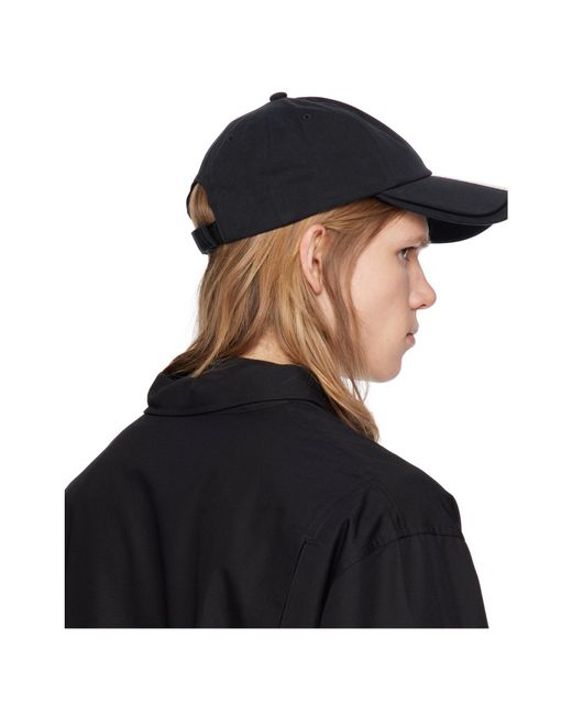 Y-3 Blue Striped Cap for men