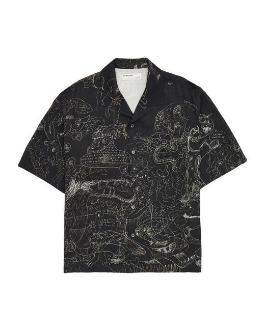 DOMREBEL Black Utopia Shirt for men